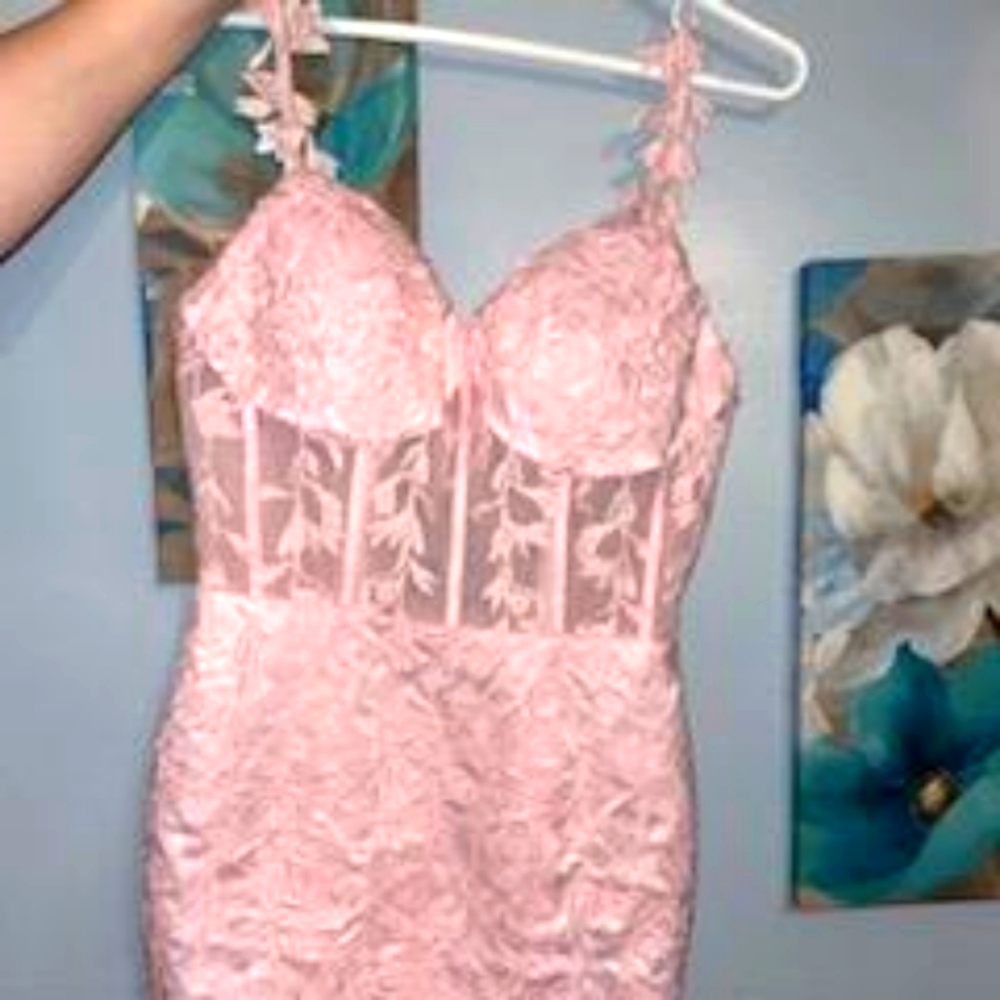 Size 4 light pink Homecoming dress